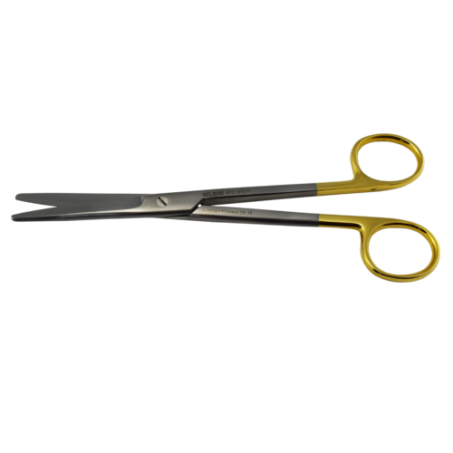 KLINI Mayo Scissors Straight Tungsten Carbide 17cm