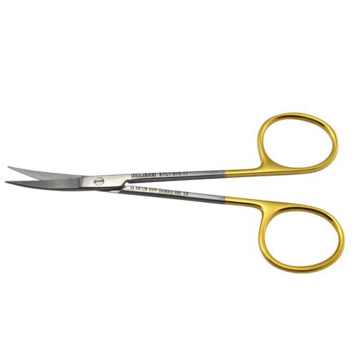 KLINI Iris Scissors curved Tungsten Carbide 11cm