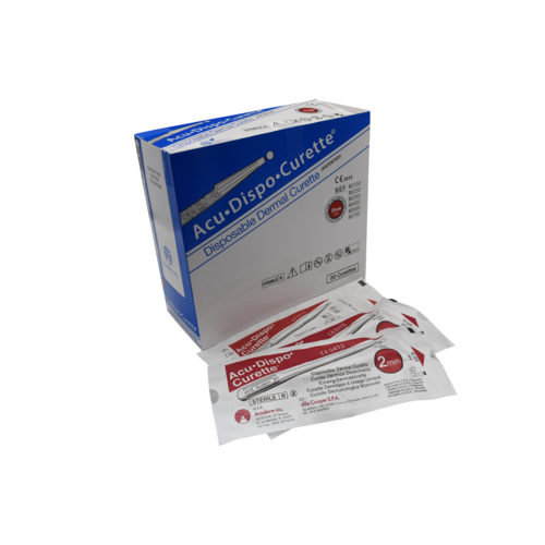 Disposable curette 2mm sterile  (Box/50)
