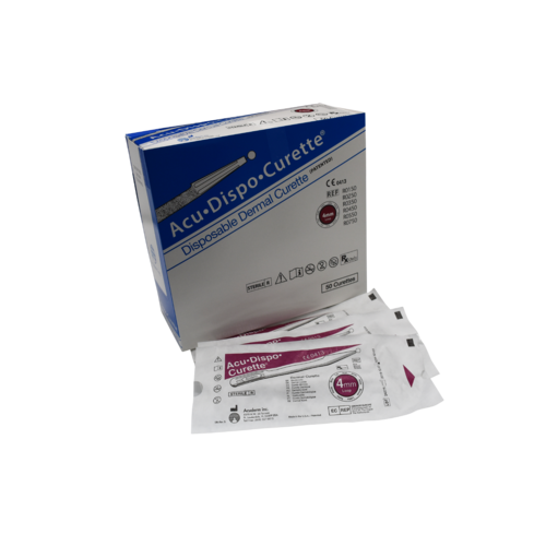 Disposable curette 4mm sterile  (Box/50)