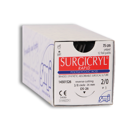 SURGICRYL RAPID 1 No Needle 150cm Undyed