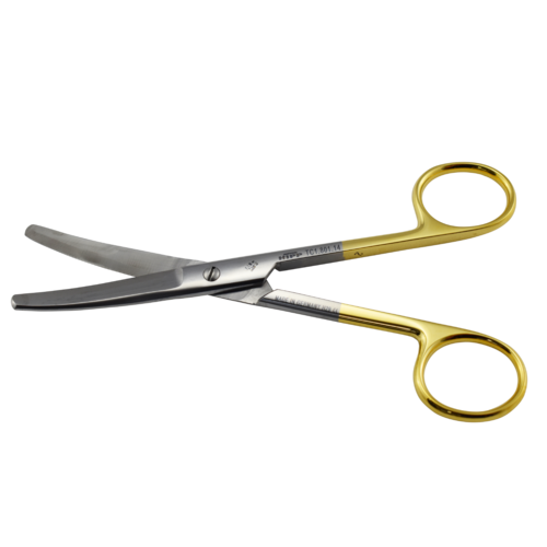 HIPP Surgical Scissors Blunt/blunt - curved, Tungsten Carbide 14cm