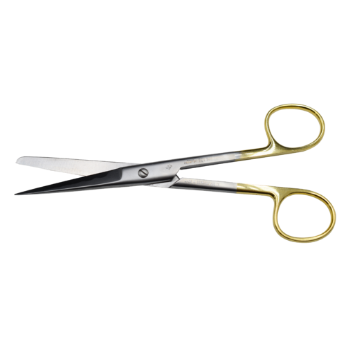 HIPP Surgical Scissors Sharp/blunt - straight, Tungsten Carbide 16cm