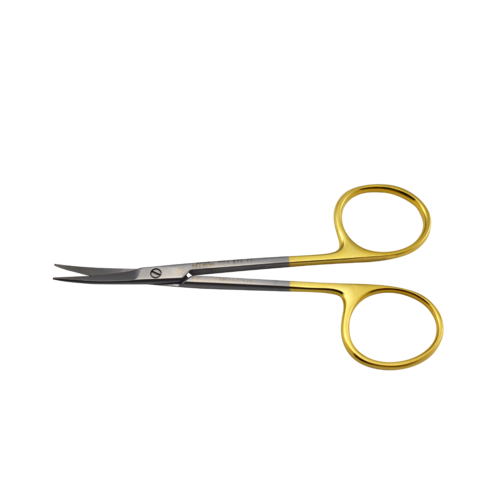 HIPP Iris Scissors curved Tungsten Carbide 11cm