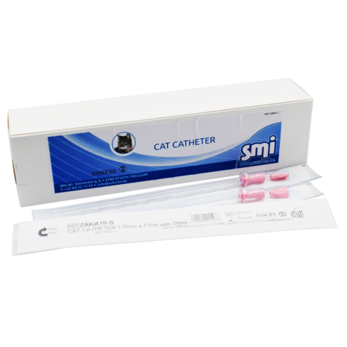 CAT CATHETER 1.3mm x 13cm with Stylet