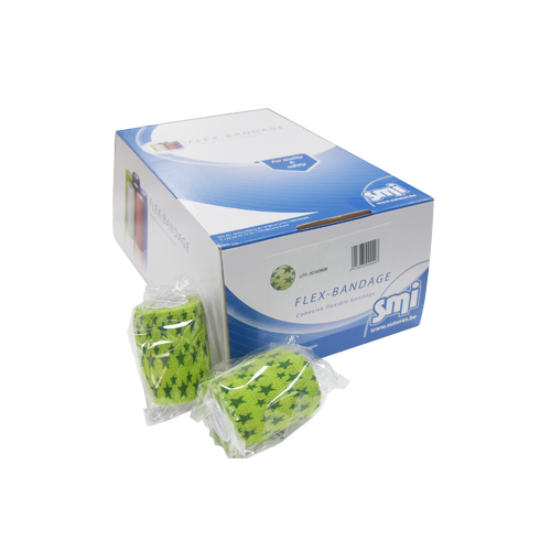 10cm FLEX-BANDAGE BITTER Green with stars box 18