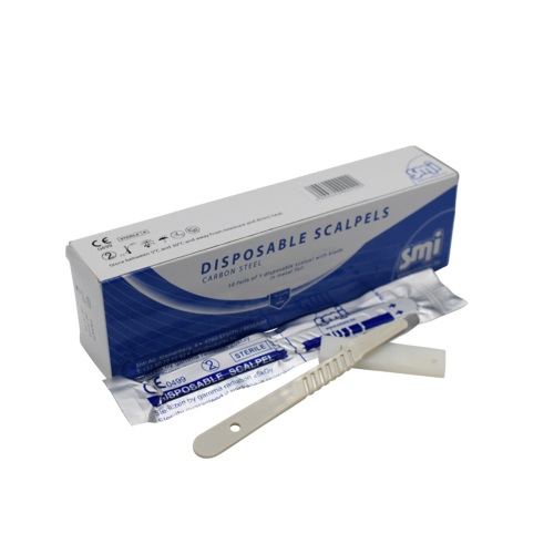 SMI SURGICAL SCALPEL STERILE N° 12 Box 10