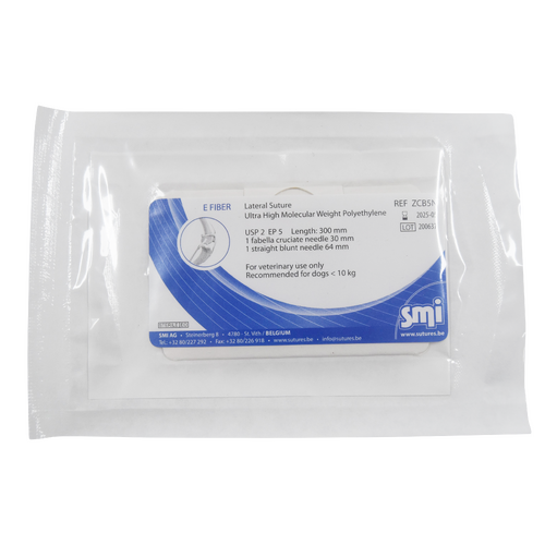 CCL E-FIBER USP 2 - 300mm + STRAIGHT &amp; CURVED NEEDLE