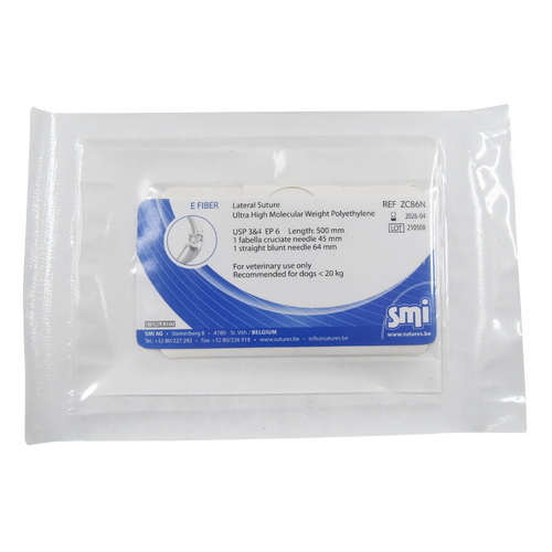CCL E-FIBER USP 3&amp;4 - 500mm + STRAIGHT &amp; CURVED NEEDLE